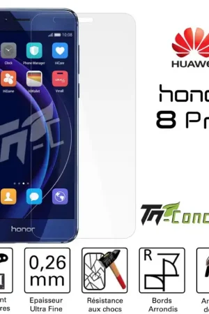 Huawei Honor 8 Pro - Vitre de Protection Standard Premium - TM-Concept® - Verre trempé Nouvelle Collection