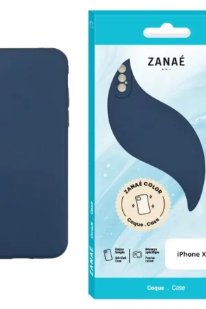 Bon Marché Coque Zanae Color Marine pour iPhone X/XS