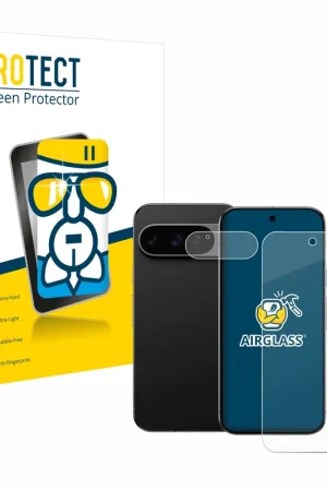 Jusqu’à Épuisement Des Stocks BROTECT AirGlass Protection d'écran en verre pour Google Pixel 9 Pro (Avant+Caméra)