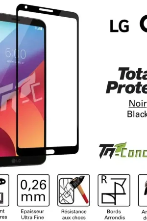 LG G6 - Vitre de Protection - Total Protect - TM-Concept® - Verre trempé Produit De Marque