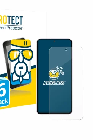 Haute Qualité 6 Pièces BROTECT AirGlass Protection d'écran en verre pour Samsung Galaxy A56 5G Enterprise Edition