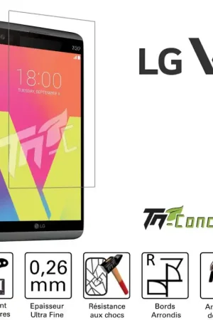 LG V20 - Vitre de Protection Standard Premium - TM-Concept® - Verre trempé Prix Bas