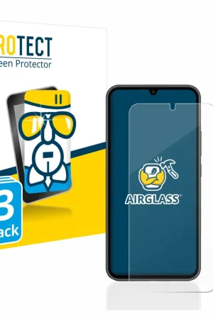 Quantité Limitée 3 Pièces BROTECT AirGlass Protection d'écran en verre pour Samsung Galaxy A34 5G