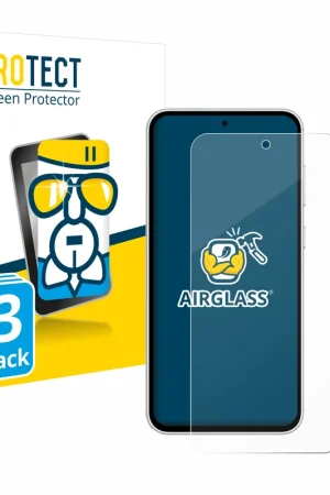 3 Pièces BROTECT AirGlass Protection d'écran en verre pour Samsung Galaxy S23 FE Promotion