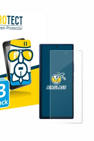 3 Pièces BROTECT AirGlass Protection d'écran en verre pour Samsung Galaxy Z Fold 7 Solde