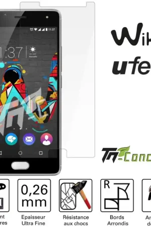 Prix Choc Wiko U Feel - Vitre de Protection en verre trempé Standard Premium - TM-Concept®