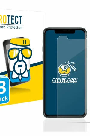 Dernier Modèle 3 Pièces BROTECT AirGlass Protection d'écran en verre pour Apple iPhone 11 Pro Max