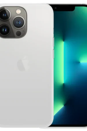 Coque Ceezs iPhone 13 Pro Max en silicone (Transparent Mat) Offre Spéciale
