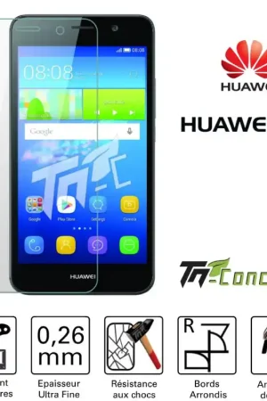 Commander Vite Huawei Y6 - Vitre de Protection en verre trempé Standard Premium - TM-Concept®