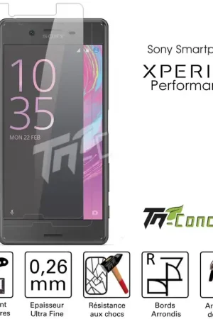 Sony Xperia X Performance - Vitre de Protection en verre trempé Standard Premium - TM-Concept® Retour Gratuit