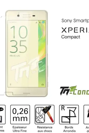 Sony Xperia X Compact - Vitre de Protection en verre trempé Standard Premium - TM-Concept® Meilleur Prix