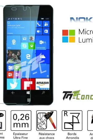 Dernière Chance Nokia Lumia 650 - Verre trempé - TM-Concept® gamme Standard Premium