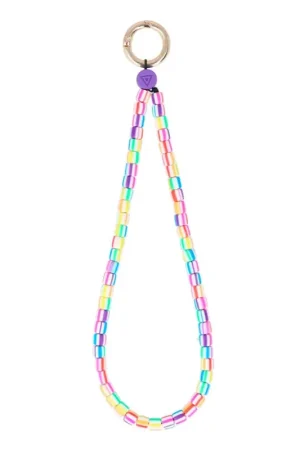 Prix Cassé Bracelet de perles multicolores pour téléphone portable