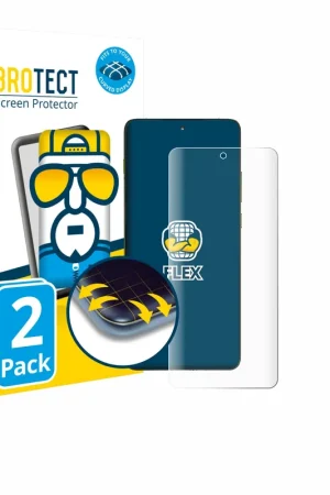 Nouvel Arrivage 2 Pièces BROTECT Flex Full-Cover film de protection pour Motorola Edge 70