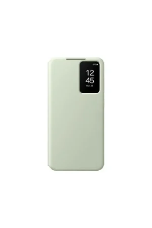 Folio Samsung Galaxy S24+ S View Cover avec fenêtre transparente Vert Clair Prix Réduit