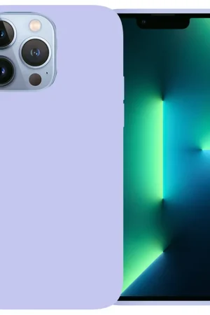 Meilleure Vente Ceezs Coque iPhone 13 Pro silicone (lavande)