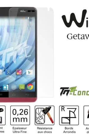 Wiko Getaway - Vitre de Protection Standard Premium - TM-Concept® - Verre trempé Offre Exclusive