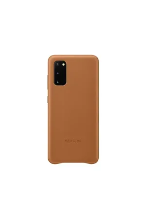 Coque Samsung pour Galaxy S20 en cuir maron Retour Gratuit