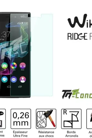Wiko Ridge Fab - Vitre de Protection Standard Premium - TM-Concept® - Verre trempé Offre Limitée