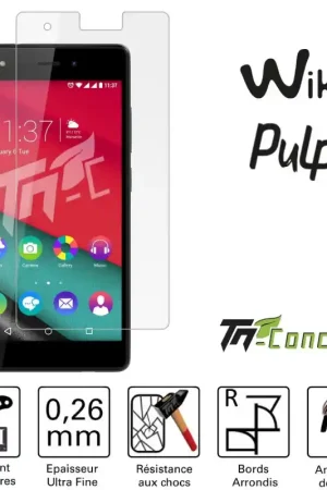 Wiko Pulp 4G - Vitre de Protection Standard Premium - TM-Concept® - Verre trempé Vente Directe