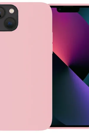 Prix Réduit Ceezs Coque iPhone 13 silicone (rose)