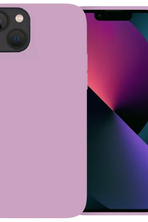 Ceezs Coque iPhone 13 silicone (violet) Soldes