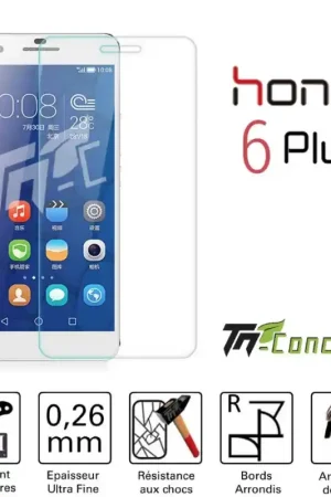 Populaire Huawei Honor 6 Plus - Vitre de Protection Standard Premium - TM-Concept® - Verre trempé