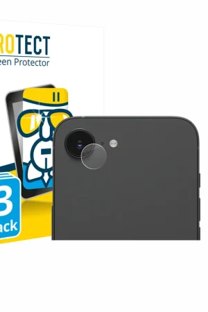 Expédié Aujourd’hui 3 Pièces BROTECT AirGlass Protection d'écran en verre pour Apple iPhone 17e (Caméra UNIQUEMENT)