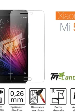 XiaoMi Mi 5 - Vitre de Protection Standard Premium - TM-Concept® - Verre trempé Meilleur Choix