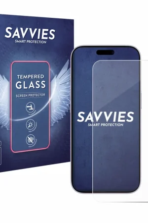 Dernier Modèle 3 Pièces Savvies Clear Protection d'écran en verre trempé pour Apple iPhone 17