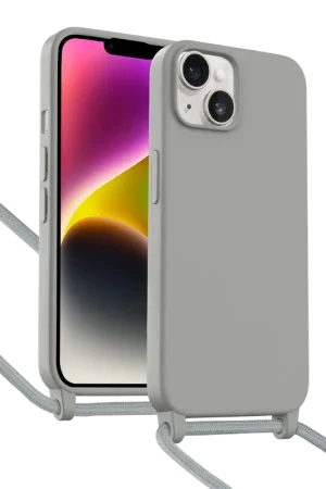 ShieldCase Coque iPhone 14 avec cordon pour téléphone (gris) Achetez Aujourd’hui