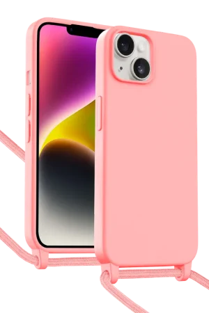 Acheter Direct ShieldCase Coque iPhone 14 avec cordon pour téléphone (rose)