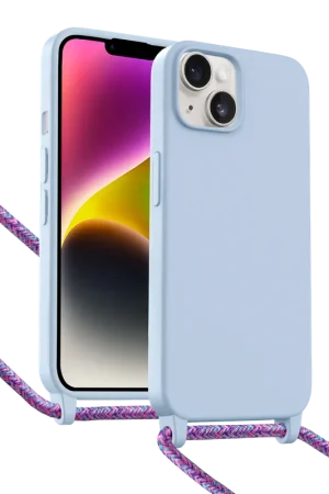 Solde ShieldCase Coque iPhone 14 avec cordon pour téléphone (violet)