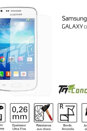 Solde Samsung Galaxy Core Plus - Vitre de Protection Standard Premium - TM-Concept® - Verre trempé