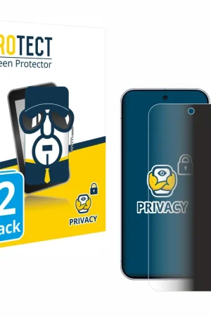 2 Pièces BROTECT Protecteur d'écran Privacy Clear pour Google Pixel 10 Pro XL Certifié