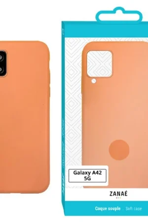 Commande En Gros Coque Zanae Color Orange pour Galaxy A42 5G