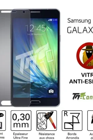 Samsung Galaxy A7 (2015) - Vitre de Protection Anti-Espions - TM-Concept® - Verre trempé Livraison Express