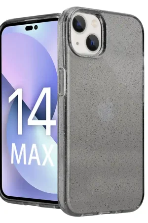 Commande En Gros ShieldCase Coque iPhone 14 Plus TPU Glitter (noir)