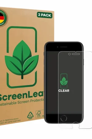 Prix Cassé 2 Pièces ScreenLeaf Clear Protection d'écran durable pour Apple iPhone SE 2 2020