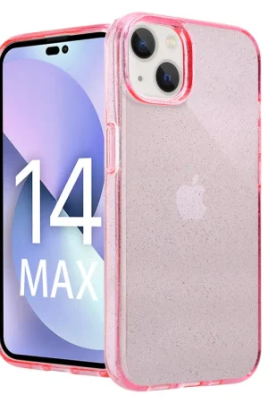Prix Choc ShieldCase Coque iPhone 14 Plus TPU Glitter (rose)
