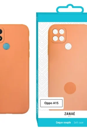 Vente Directe Coque Zanae Color Orange pour Oppo A15