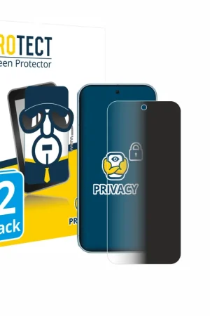 Must-Have 2 Pièces BROTECT Protecteur d'écran Privacy Clear pour Google Pixel 9 Pro XL