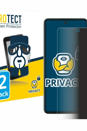 Bon Plan 2 Pièces BROTECT Protecteur d'écran Privacy Clear pour Samsung Galaxy A52