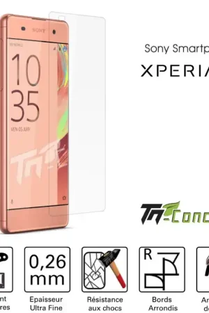 Sony Xperia XA - Vitre de Protection Standard Premium - TM-Concept® - Verre trempé Satisfait Ou Remboursé