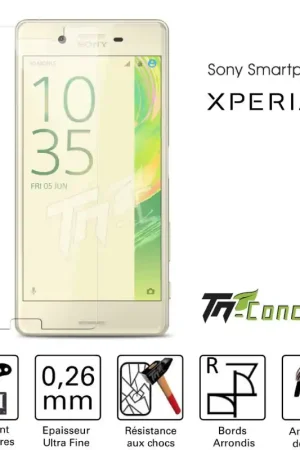 Sony Xperia X - Vitre de Protection Standard Premium - TM-Concept® - Verre trempé Populaire