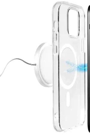 Coque Apple iPhone 13 Pro Max Compatible MagSafe Lite Mag Transparente Puro Prix Choc