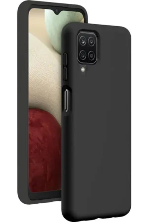 Remise Coque Soft Touch Galaxy A12 Black