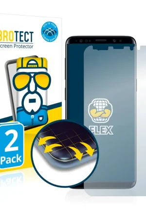 2 Pièces BROTECT Flex Full-Cover film de protection pour Samsung Galaxy S9 Plus Super Prix