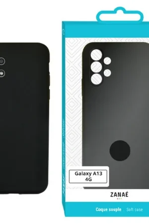 Remise Coque Zanae Color pour Galaxy A13 4G Noir
