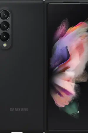 Vente Flash Coque Samsung Galaxy Z Fold 3 Silicone Noire Samsung